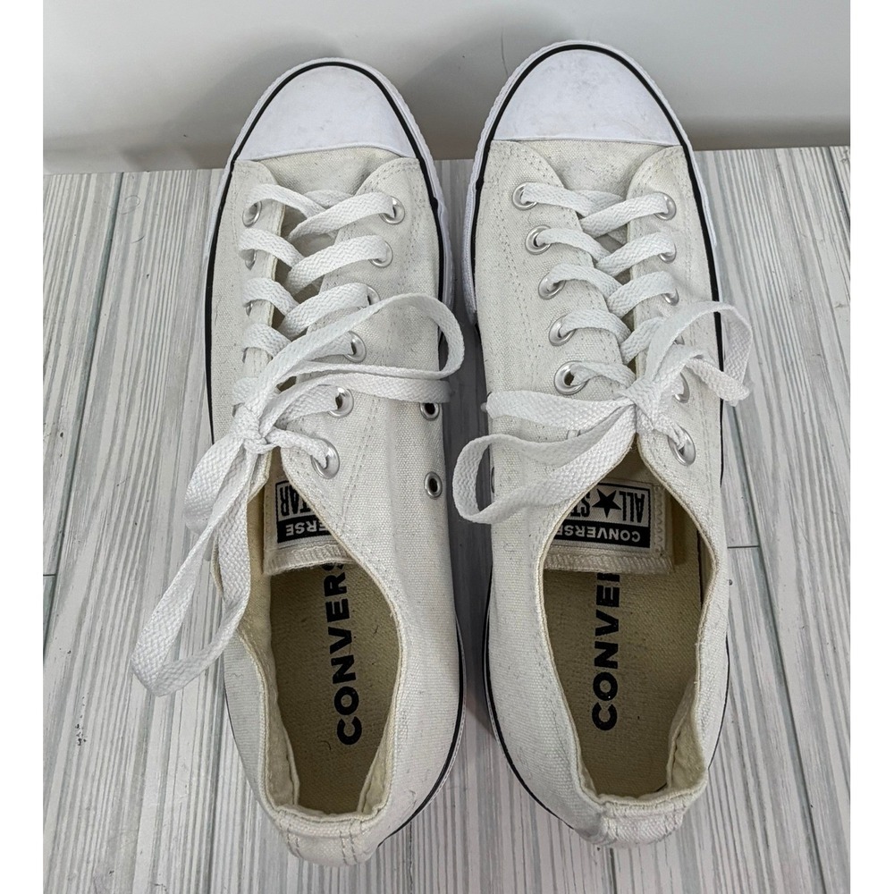 Converse Chuck Taylor All Star Lift White Platform Sneakers Women's Size 10 - Picture 8 of 12